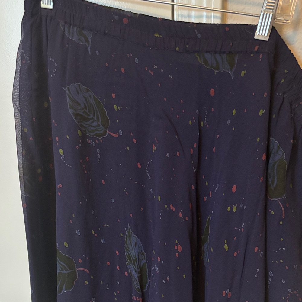 WhimsyGoth Floral ethereal carnival renaissance Purple Women's Skirt 3x - Picture 2 of 7